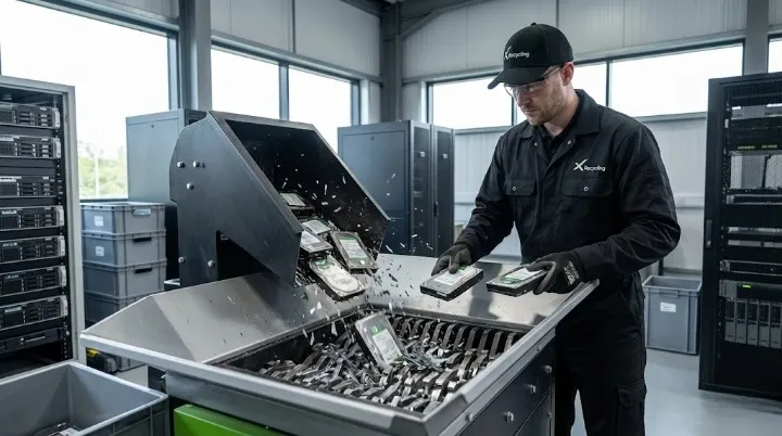 Secure Server Drive Destruction