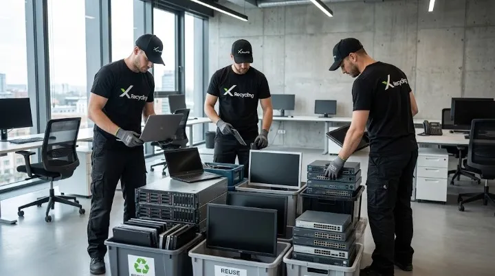 IT recycling Canary Wharf London