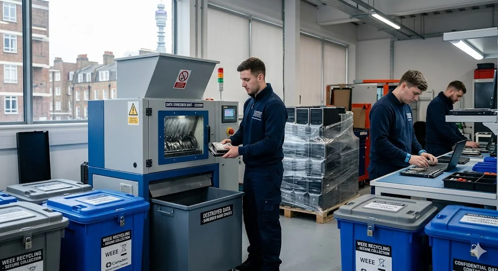 confidential data disposal W1G London