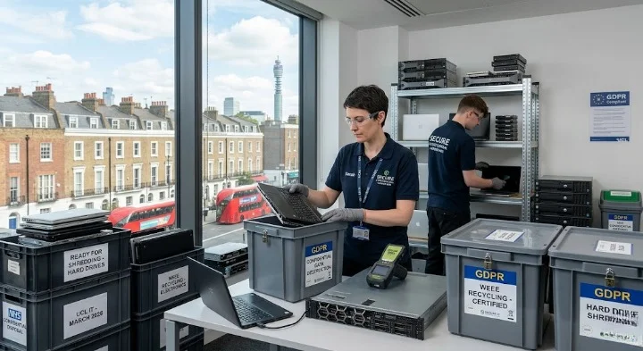 IT recycling Soho London