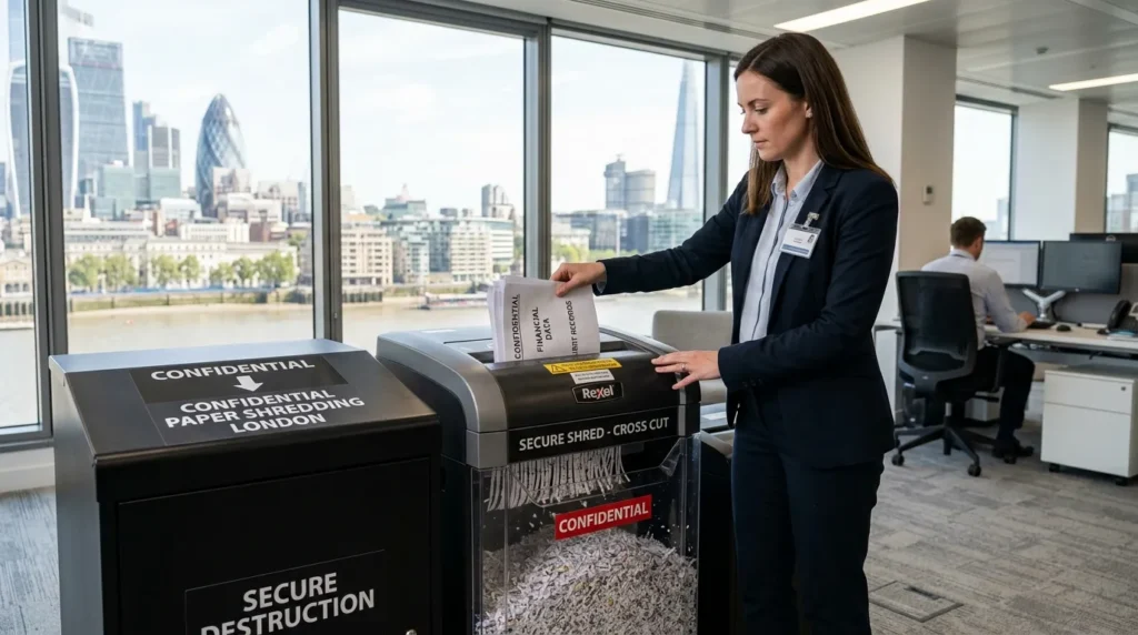 Confidential Paper Shredding London | GDPR Destruction