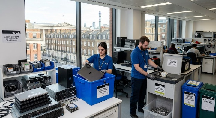 IT recycling Soho London